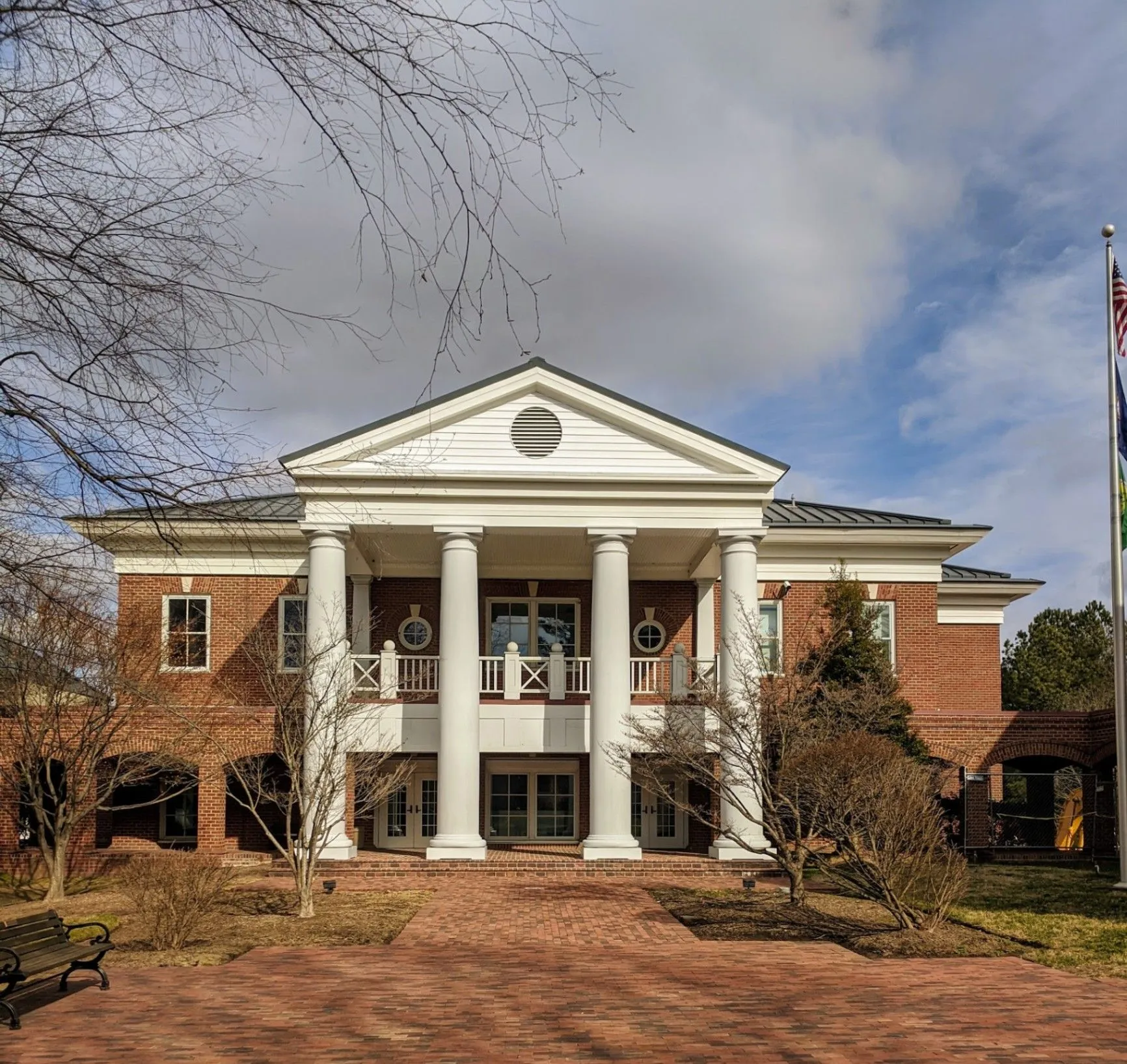 Spotsylvania courthouse with clock tower